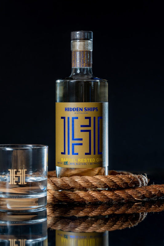 Hidden Ships Barrel Rested Gin